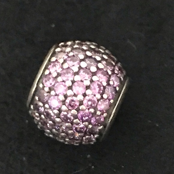 NWOT Pandora pink pave charm - Picture 8 of 8